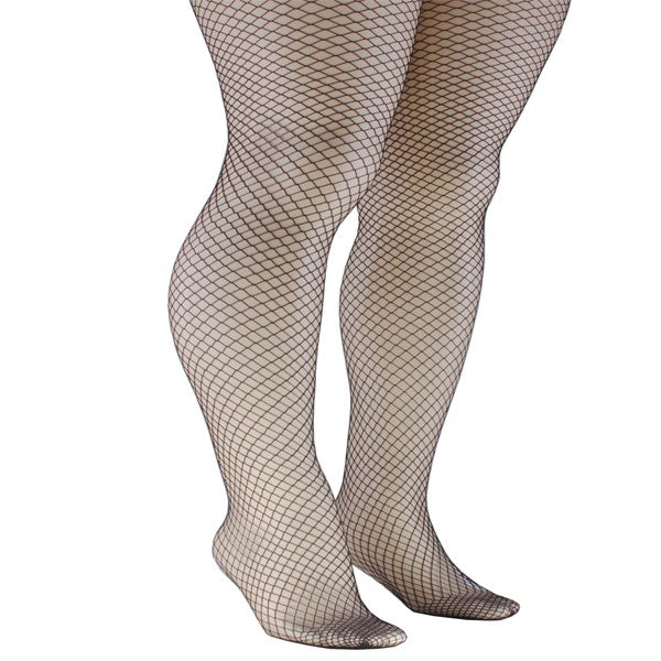 PLUS SIZE FISH NET PANTY HOSE