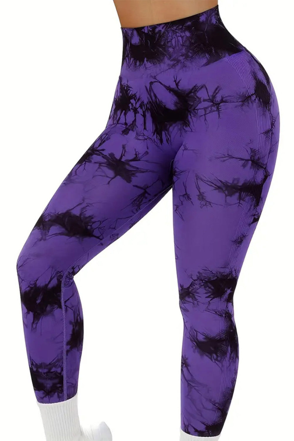 Printed High Waist Active Pants