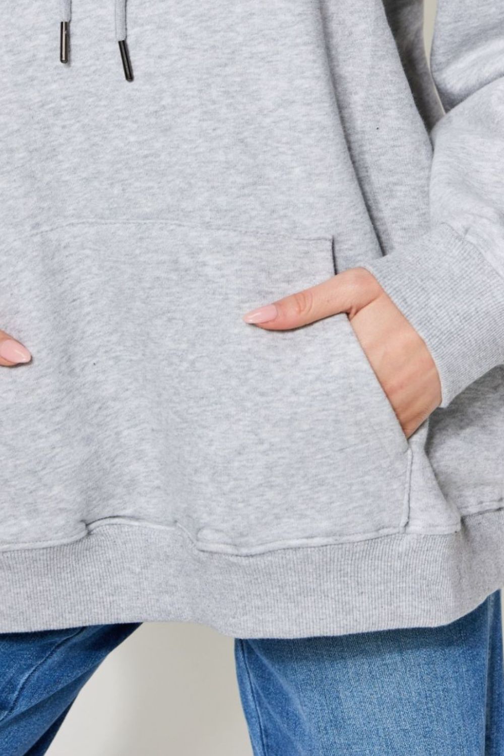 Simply Love Full Size PROFESSIONAL OVERTHINKER Graphic Drawstring Long Sleeve Hoodie