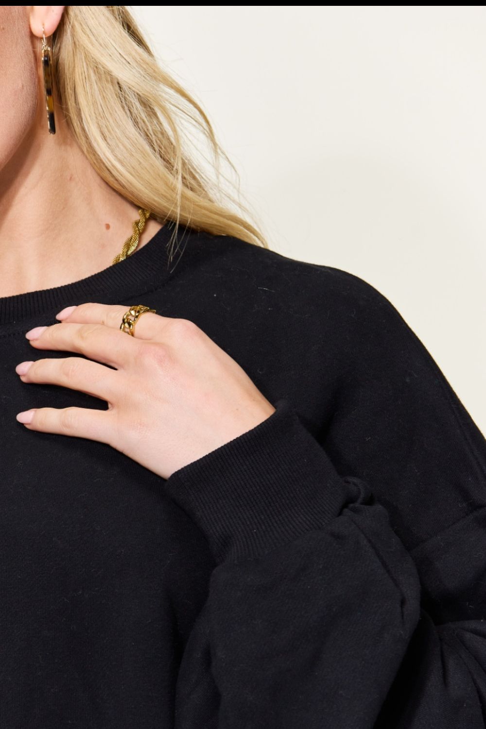 Simply Love Full Size MAMA BUNNY Graphic Drop Shoulder Oversized Sweatshirt