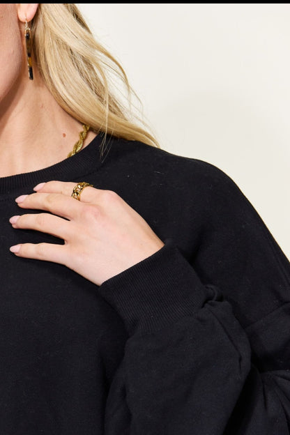 Simply Love Full Size MAMA BUNNY Graphic Drop Shoulder Oversized Sweatshirt