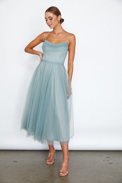 Tulle Ballerina Midi Dress