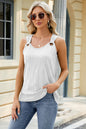 Round Neck Wide Strap Tank