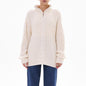 Ribbed Half Zip Long Sleeve Sweater