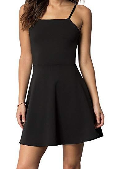 JUNIORS TIE BACK FLARE DRESS