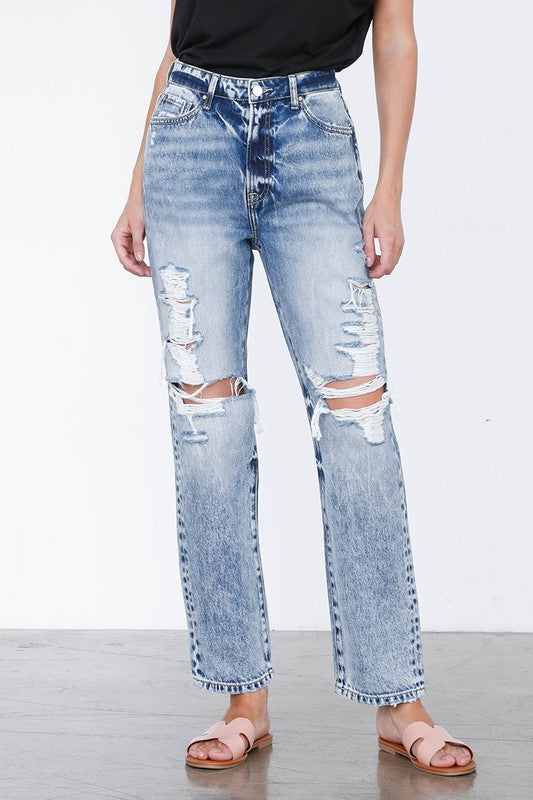 Ripped Boyfriend Jeans