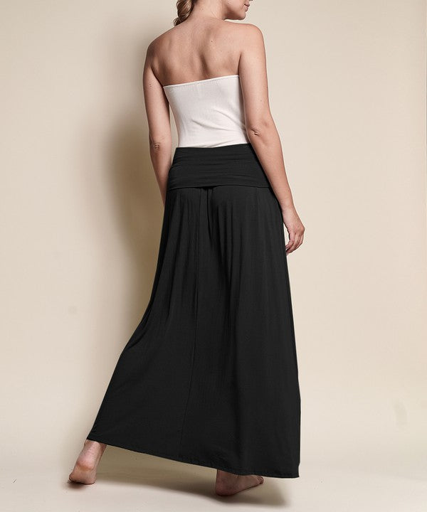 BAMBOO YOGA MAXI SKIRT