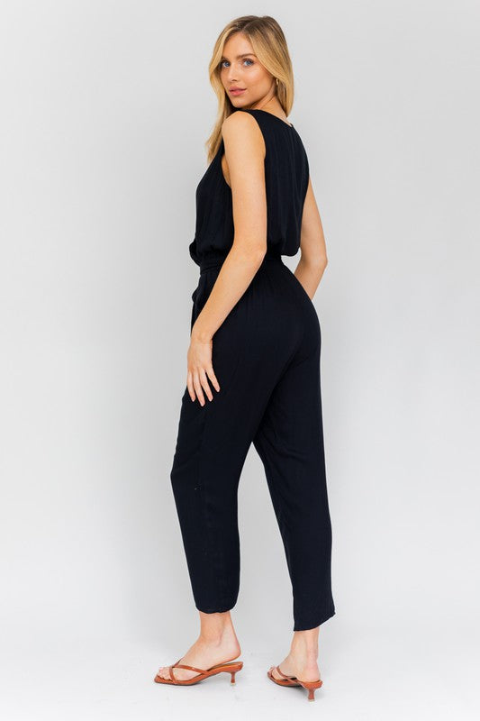 Sleeveless Surplus Jumpsuit