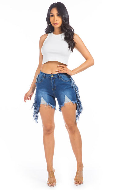 DENIM SHORT