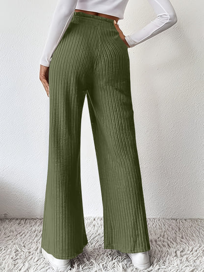 Ribbed High Waist Pants