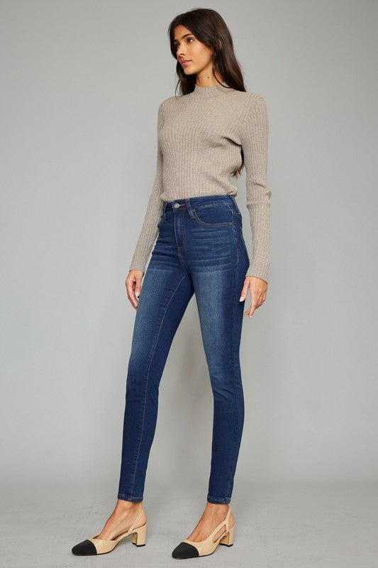 High Rise Super Skinny Jeans