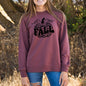 Hello Fall Leopard Pumpkin Lightweight Sweatshirt