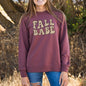 Retro Fall Babe Wavy Lightweight Sweatshirt