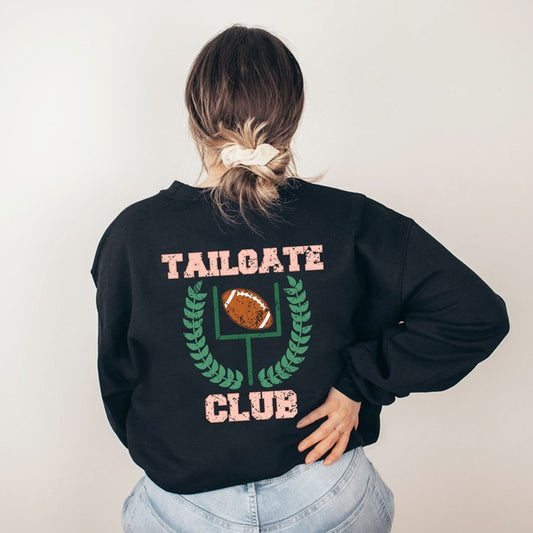 Tailgate Club Colorful Front & Back Sweatshirt