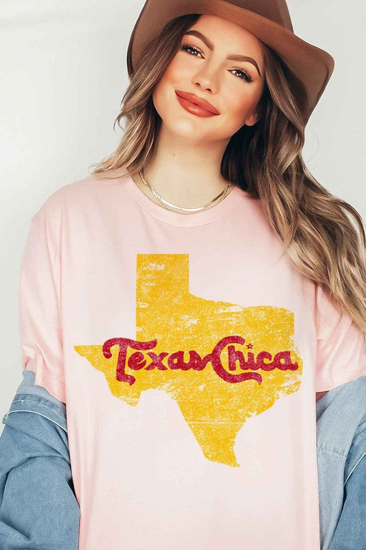 TEXAS CHICA GRAPHIC PLUS SIZE TEE / T-SHIRT