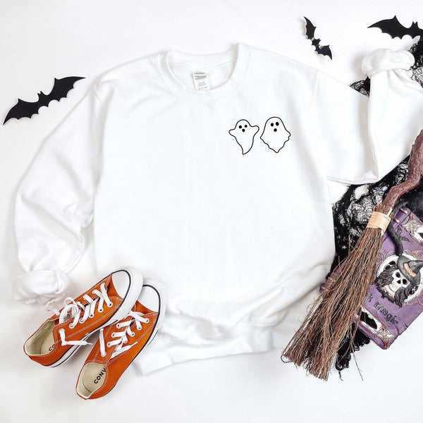 Boho Ghost Mini Graphic Sweatshirt