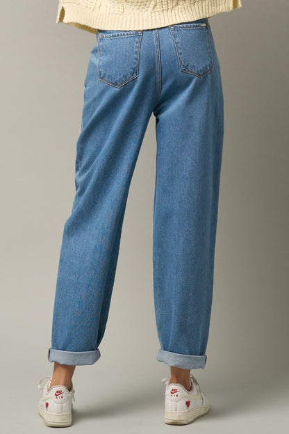 Super High Waist Slouch Jeans