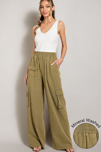 Mineral Washed Cargo Pants