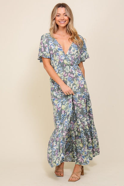 Arya Flora Maxi Dress