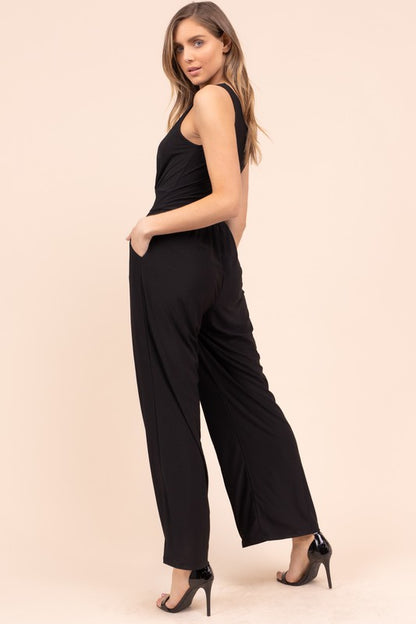 V-neck Jumpsuit