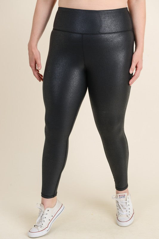 Curvy OG Foil High Waist Leggings