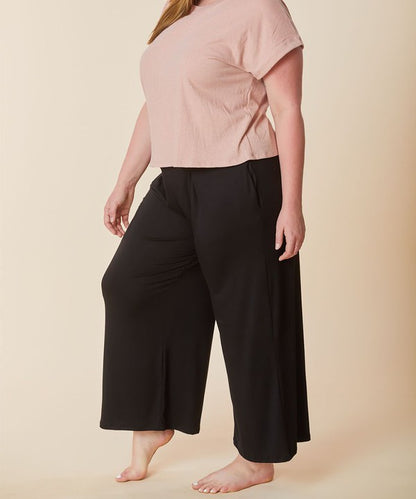 BAMBOO WIDE PANTS CURVY SIZE