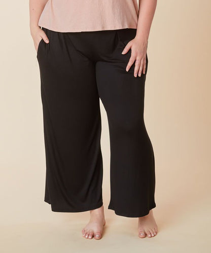 BAMBOO WIDE PANTS CURVY SIZE