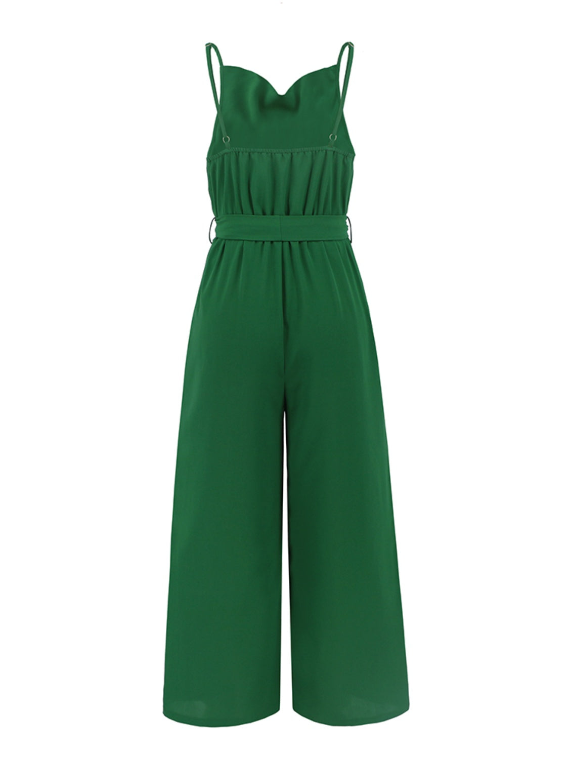 Tied Spaghetti Strap Wide Leg Jumpsuit