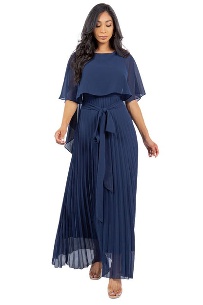 FASHION CHIFFON LONG MAXI DRESS