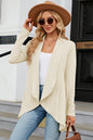 Open Front Long Sleeve Cardigan