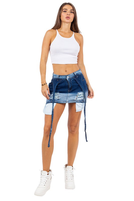 SEXY FASHION DENIM SKIRT