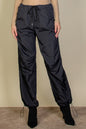 Drawstring Waist Parachute Pants