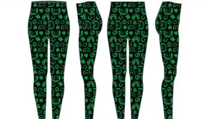 St Patricks Day LUCKY CHARM Leggings