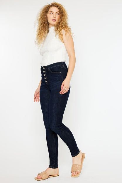 Curvy Fit High Rise Super Skinny Jeans