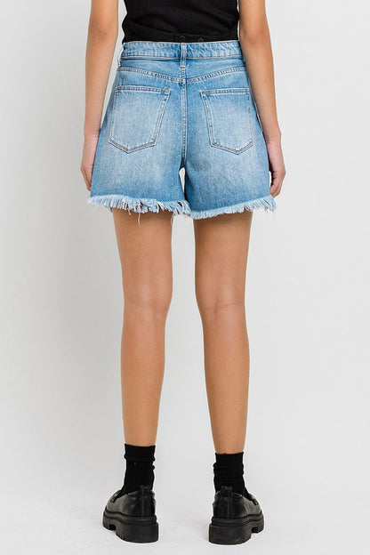 Super High Rise Pleats Shorts