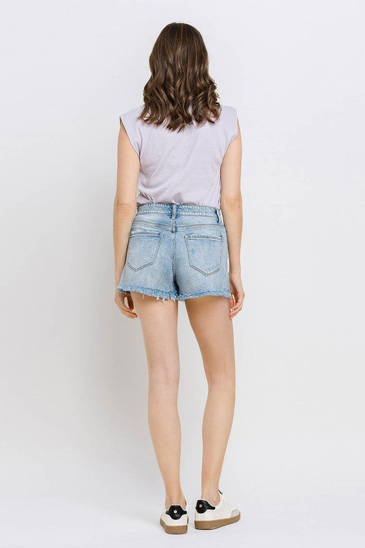 High Rise Mom Shorts