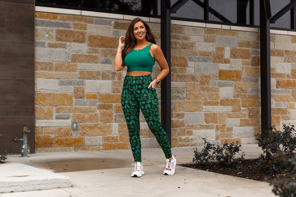 St Patricks Day LUCKY CHARM Leggings