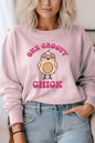 Easter One Groovy Chick Graphic Sweatshirt