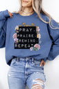 Religious Pray Praise Rewind Repeat Sweatshirt