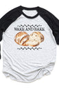 Wake and Bake Graphic Raglan