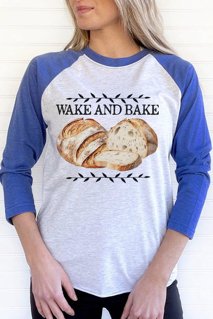 Wake and Bake Graphic Raglan