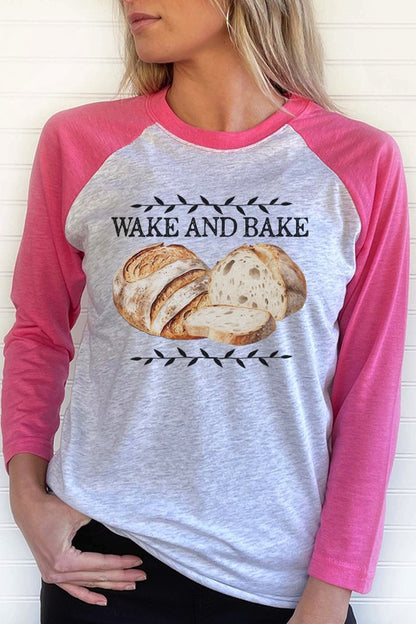 Wake and Bake Graphic Raglan