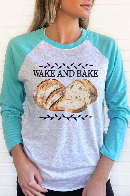 Wake and Bake Graphic Raglan