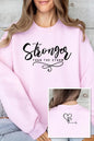 Faith Front Back Graphic Fleece Sweatshirts