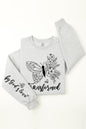 Transformed Faith Sleeve Graphic Fleece Sweatshirt