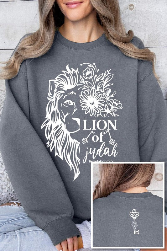 Bible Verse Front Back Graphic Fleece Sweatshirts