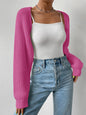 Open Front Long Sleeve Cardigan