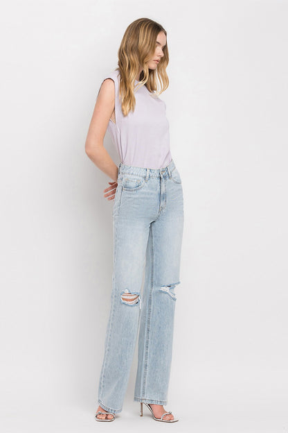 Vervet by Flying Monkey 90'S Vintage Super High Rise Flare Jeans