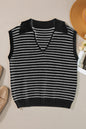 Striped Collared Neck Tank