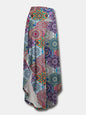 Printed Wide Leg Pants